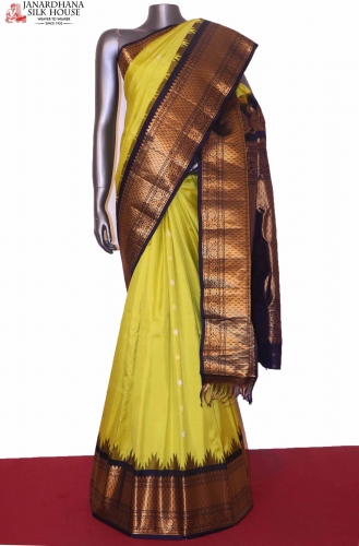 Royal Blue Designer Gadwal Pure Silk Sarees Get Extra 10% Discount on –  Dailybuyys