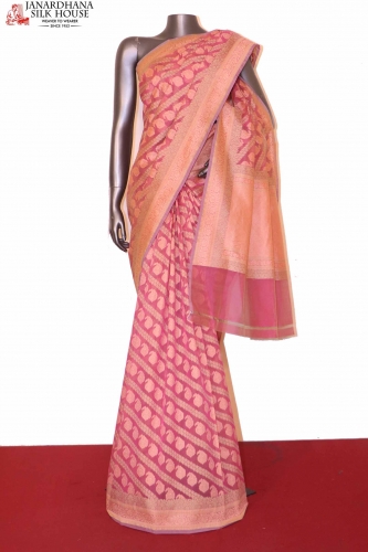Printed Kora Cotton Saree, With Blouse at Rs 500/piece in Salem | ID:  16974667873