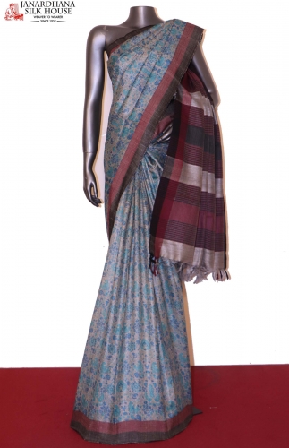 Handmade Vidarbha Border Pure Tussar Silk All Over Boot Woven Saree. at Rs  6500 | Madhuban Para | Raigarh | ID: 23723540262