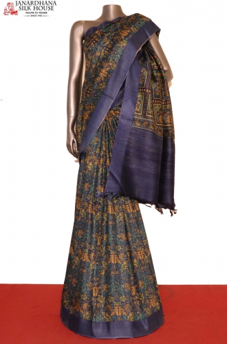 Tussar Silk Sarees | Raw Tussar Silk & Plain Tussar Silk Saris