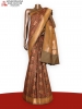 Designer Floral Handloom Tussar Silk Saree