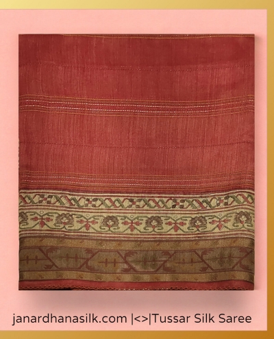 Exclusive Pure Tussar Silk Saree