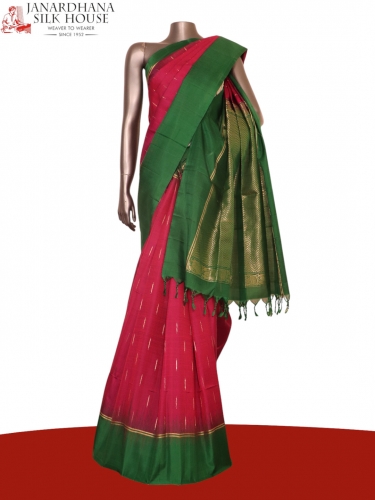 Exclusive Handloom Thread Weave Soft Silk Saree