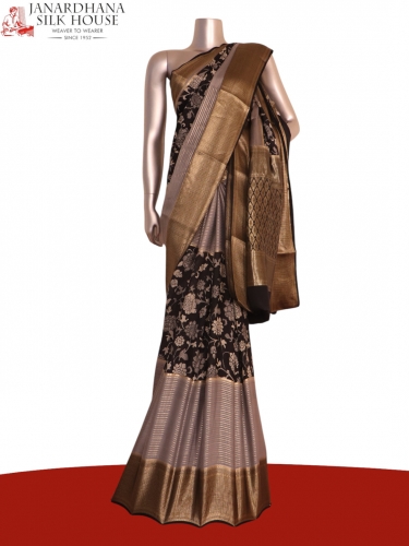 Pure Printed Mysore Crepe Silk Saree